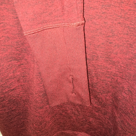 Nike Running Red Long Sleeve‎ Shirt XS Dri Fit Burgundy Men/Women - Picture 6 of 6
